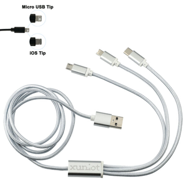 Realm 3-in-1 Long Charging Cable Thumbnail