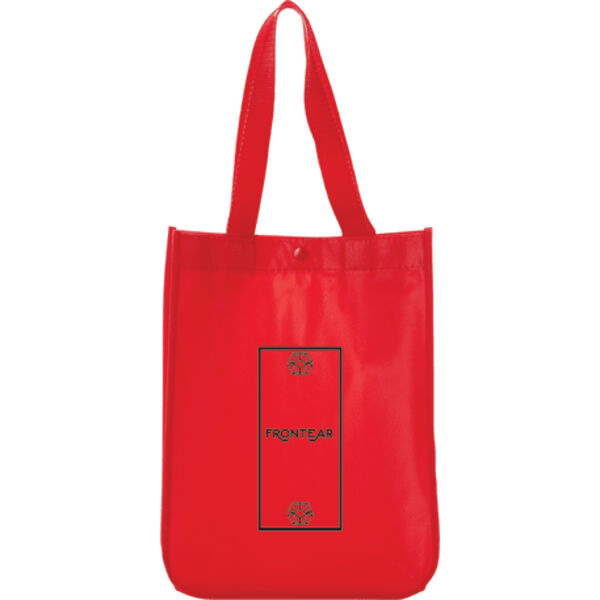 Mini Laminated Gift Tote w/Snap Thumbnail