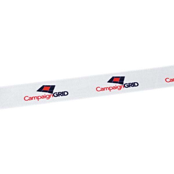 Full Color 7/8" Ribbon Lanyard w/ Clip Thumbnail