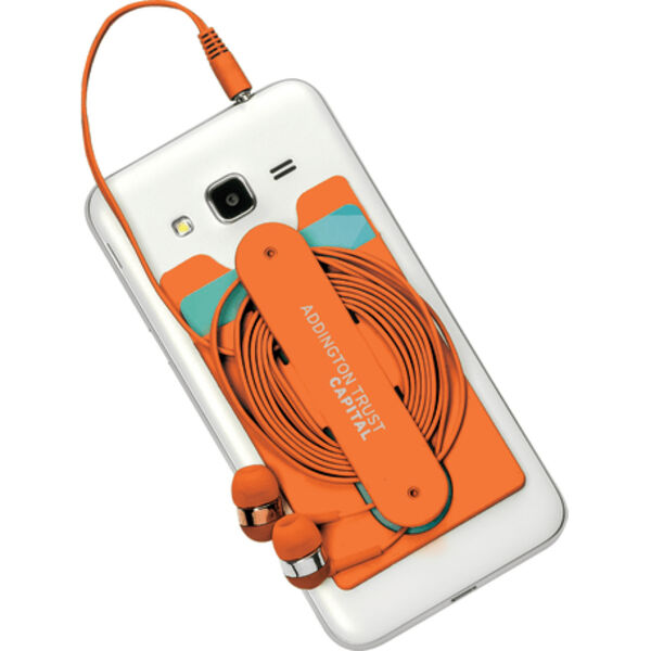 Silicone Card Wallet and Wired Earbuds Thumbnail